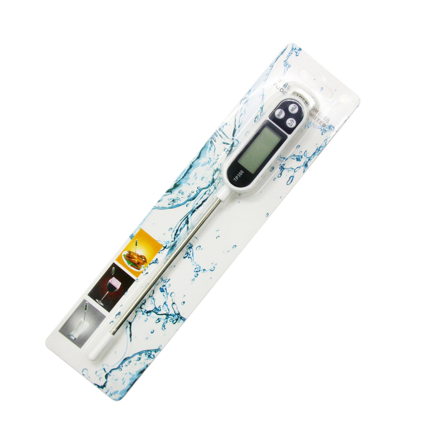 Digital Food & Barbecue Thermometer – Instant-Read Cooking & Oil Temperature Gauge