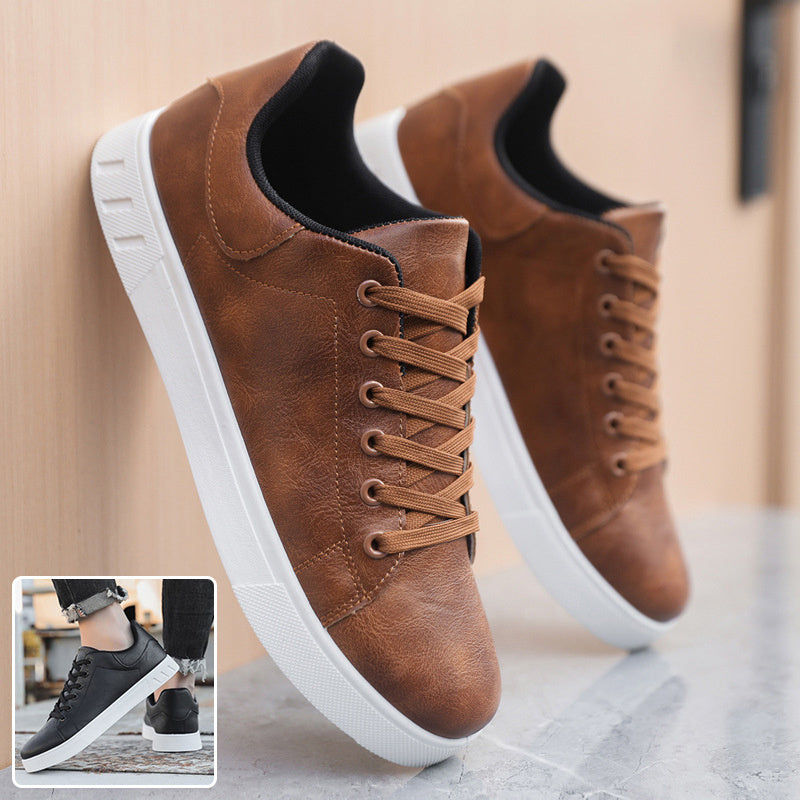 Men’s Lace-Up Casual Flat Shoes – Comfortable Everyday Fashion Sneakers
