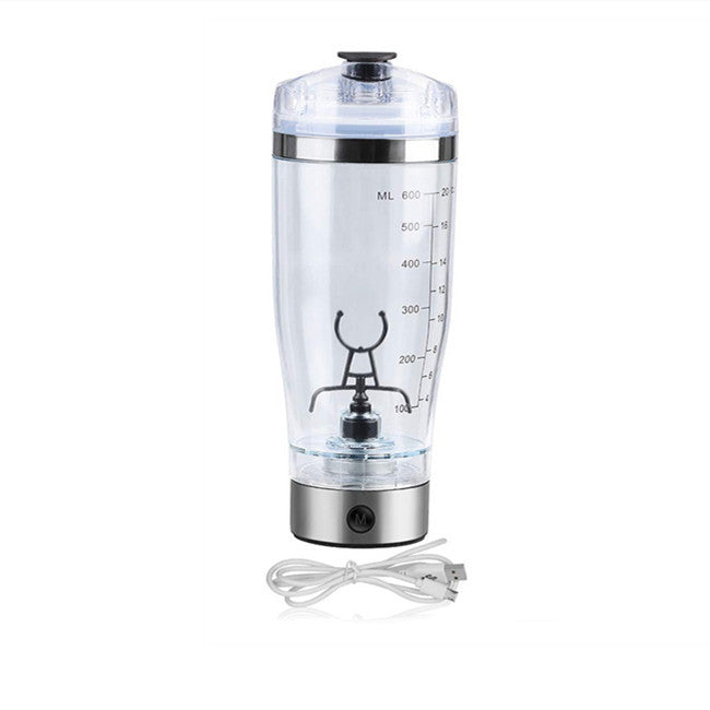 Electric Protein Shaker Bottle – USB Rechargeable Mixer Cup for Shakes, Milk, Coffee & Fitness Drinks