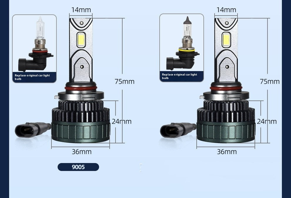 260W Car LED Headlight Bulbs – 4300K Bright White Light, High Power, Energy-Efficient Auto Headlamp Kit