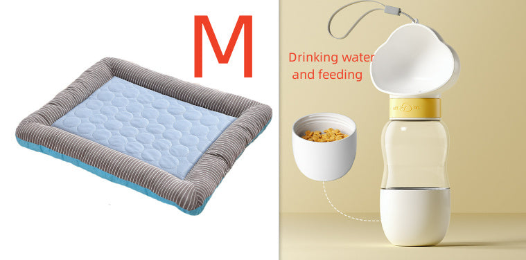 Pet Cooling Pad for Dogs & Cats – Soft Ice Silk Summer Bed Mat, Breathable & Lightweight Blanket for Cool Sleeping