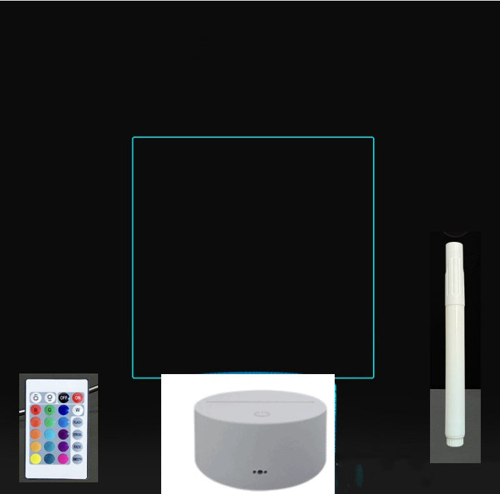3D LED Acrylic Message Board – Glowing Handwriting Note Pad with Light-Up Display
