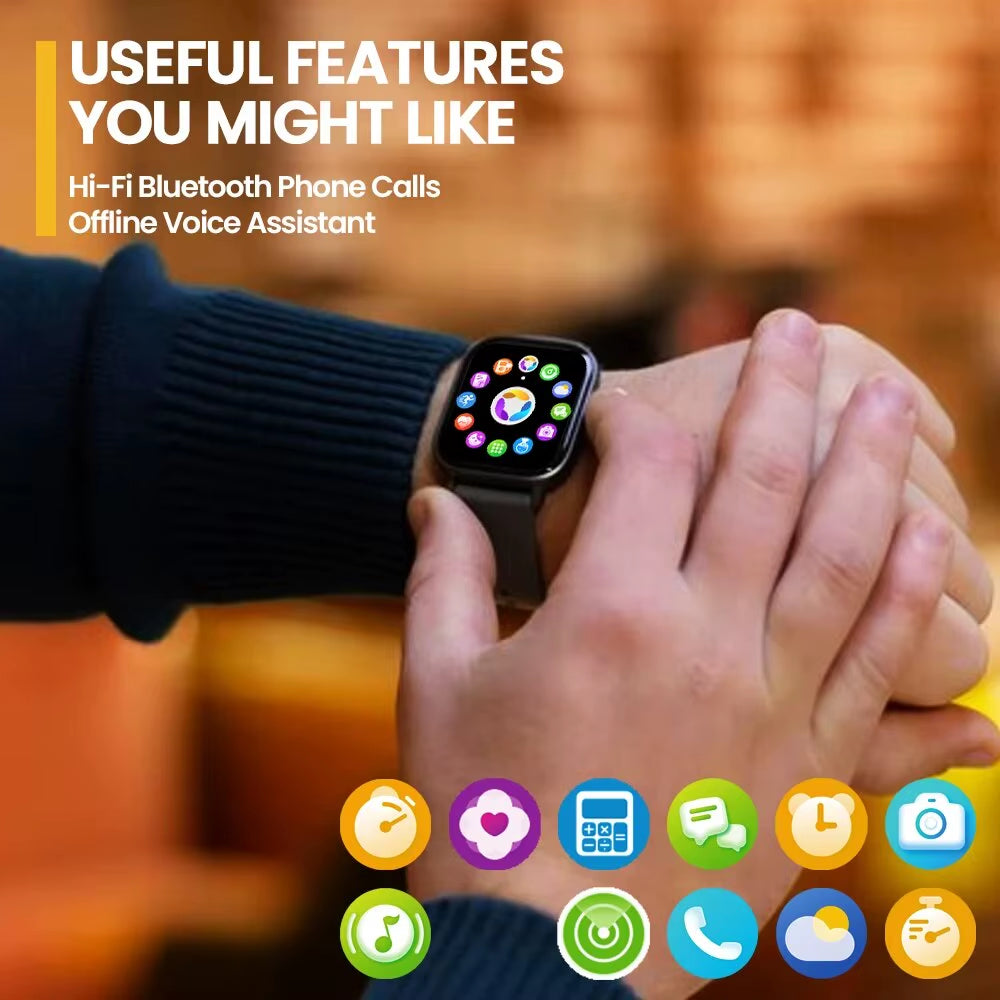 New GTS 3 Voice Calling Smart Watch Ultra-Big 2.03'' HD Screen 24H Health Monitor 100+ Sport Modes 200+ Watch Faces