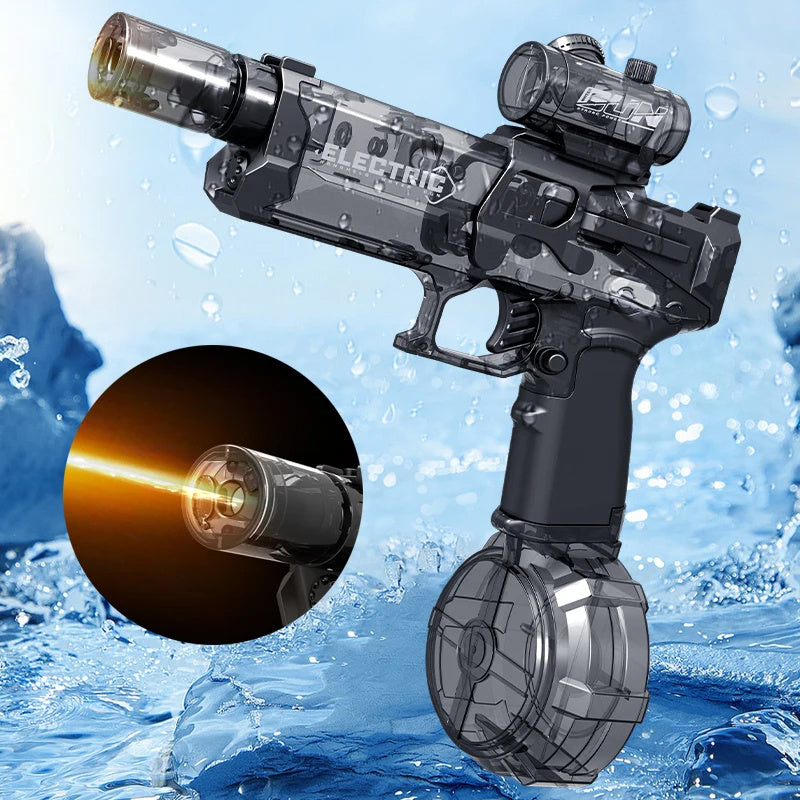 Fire Rat Electric Water Gun – Full-Auto Light-Up Water Blaster Toy for Kids, Summer Fun & Outdoor Play (Model AC223