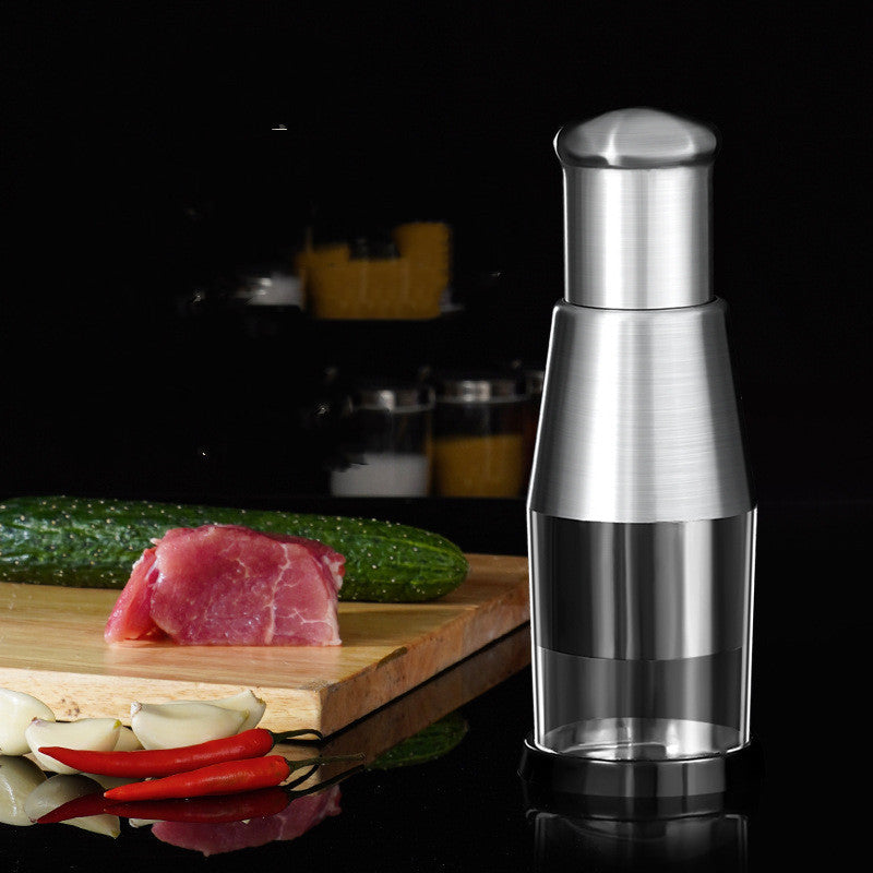 Manual Garlic & Vegetable Chopper – Multipurpose Hand-Crank Crusher & Kitchen Mincer