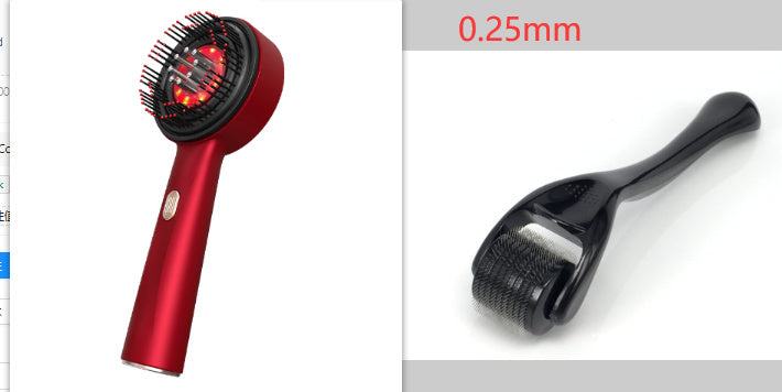 Electric Scalp Massage Comb – Red Light Therapy, Anti-Slip Grip & Hair Care Function