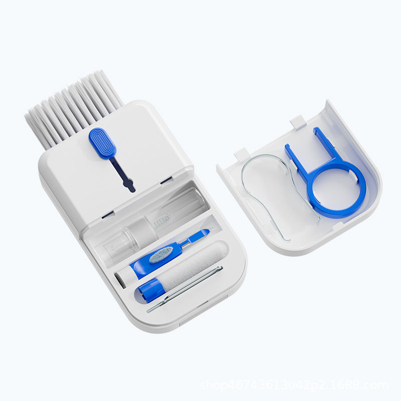 11-in-1 Portable Electronics Cleaning Kit – Multifunctional Tool Set for Keyboard, Phone, Earbuds & Screen with Storage Case