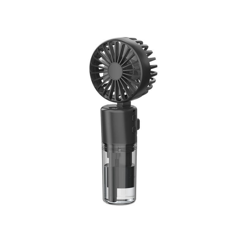 Portable Handheld Spray Fan – 4-Speed USB Rechargeable Mist Cooling Fan for Outdoor Summer Use