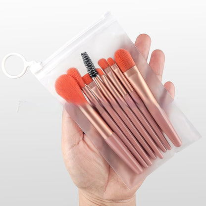 Portable Makeup Brush Set – Complete Professional Cosmetic Tool Kit for Face & Eye Makeup
