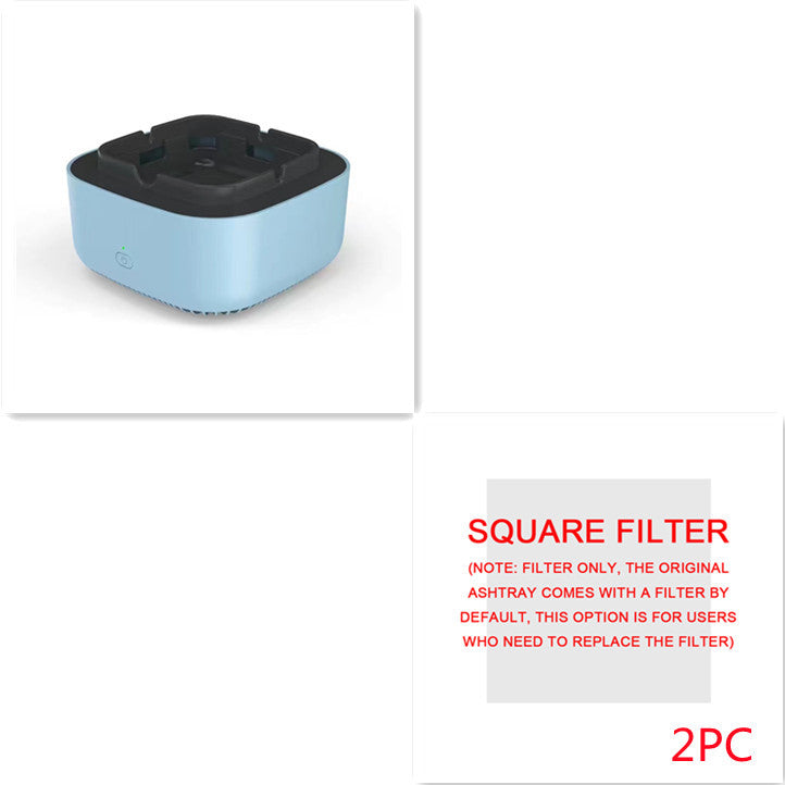 Portable Ashtray with Air Purifier – Automatic Anion Odor Remover for Home & Car Use