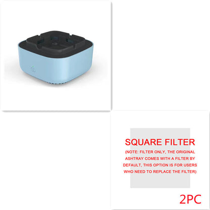 Portable Ashtray with Air Purifier – Automatic Anion Odor Remover for Home & Car Use