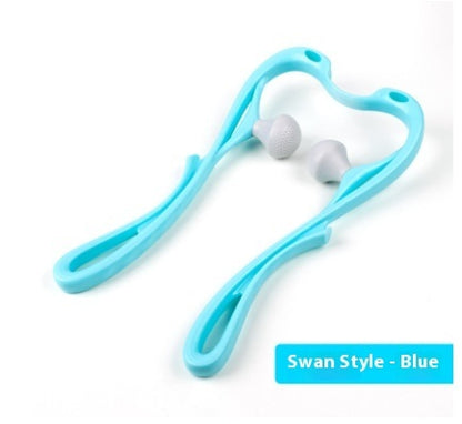 Manual 6-Wheel Neck Massager – Multifunctional Roller Tool for Muscle Relief & Relaxation