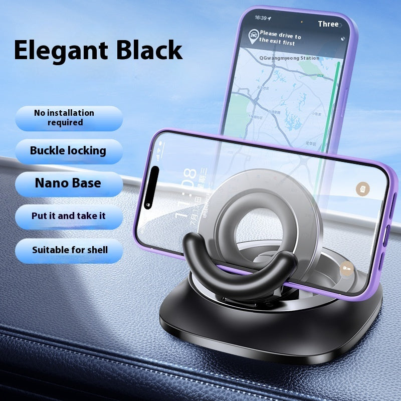 Magnetic Phone Holder with Vacuum Suction – Foldable, Adjustable Car Mount for Secure Hands-Free Use
