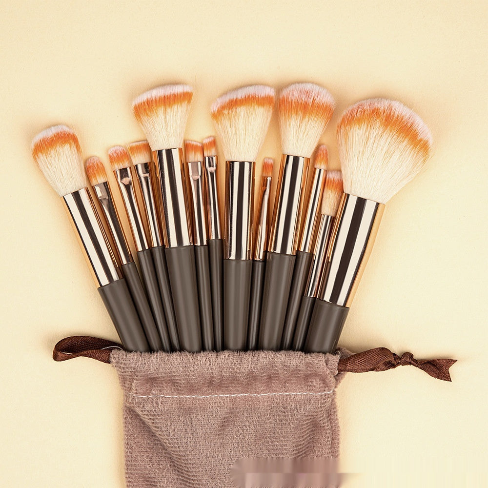 Portable Makeup Brush Set – Complete Professional Cosmetic Tool Kit for Face & Eye Makeup