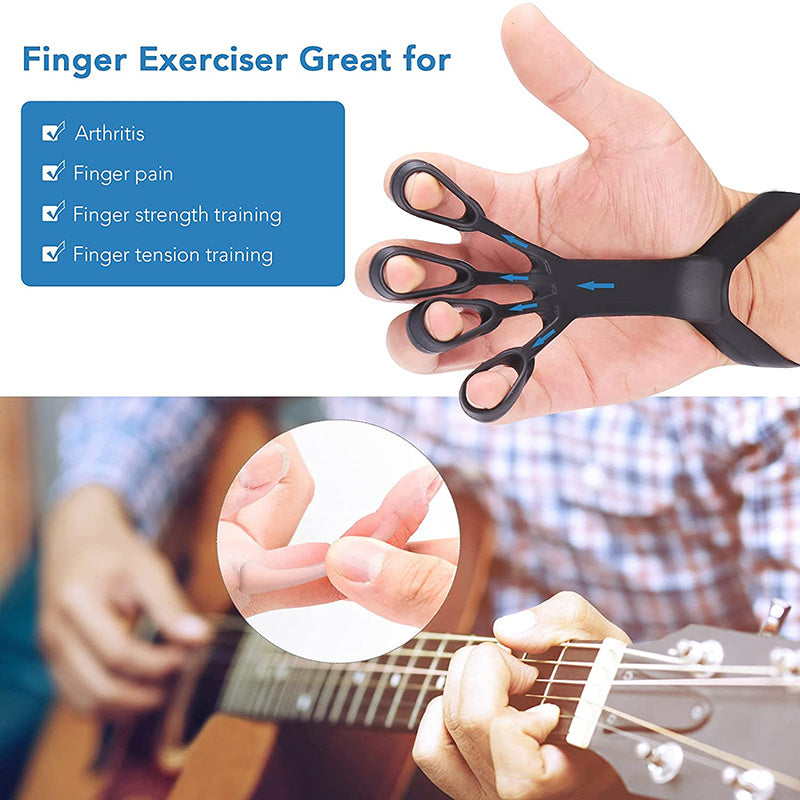 Silicone Finger Exerciser & Hand Grip Trainer – Arthritis Relief, Rehabilitation, and Strength Training Tool