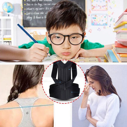 Adjustable Spine Posture Corrector – Back Support Brace for Men & Women