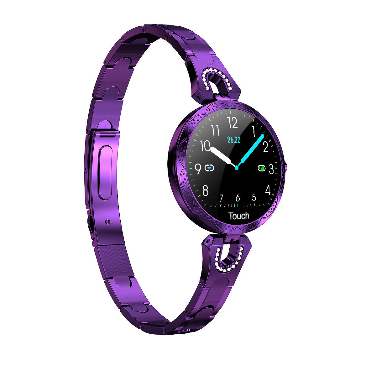 Women's Waterproof Smartwatch – Fashionable Fitness Tracker with Heart Rate Monitor & Sports Modes