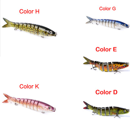 Multi-Jointed Pike Fishing Lures – Realistic Hard Bait for Trolling & Carp Fishing