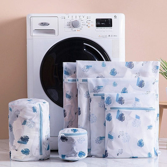 Printed Polyester Mesh Laundry Bag – Durable Breathable Wash Bag for Clothes