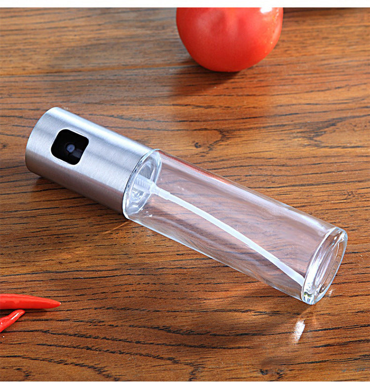 2-in-1 Oil & Vinegar Spray Bottle – Refillable Cooking Sprayer for Healthy BBQ, Grilling & Kitchen Use