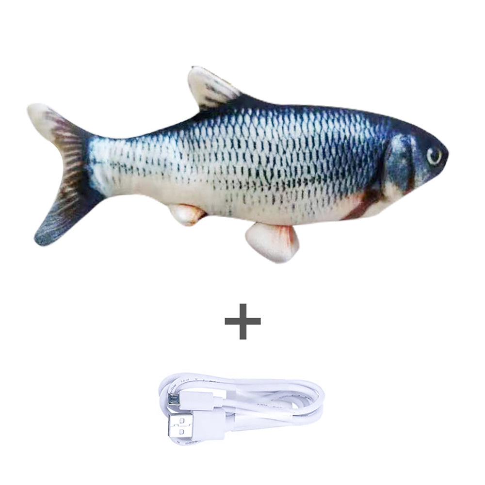 Electric Jumping Fish Toy – Realistic Flopping Fish for Cats (No Catnip Version)
