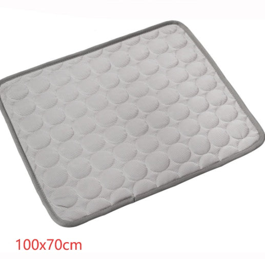Pet Cooling Mat – Ice Silk Summer Bed for Dogs & Cats | Breathable, Soft, and Portable Cool Nest Pad