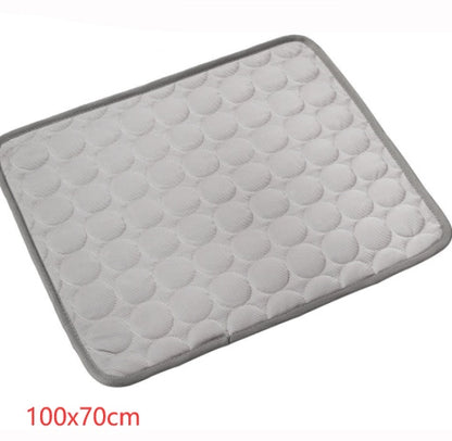 Pet Cooling Mat – Ice Silk Summer Bed for Dogs & Cats | Breathable, Soft, and Portable Cool Nest Pad