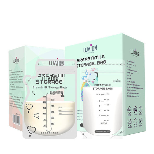 60pcs Breast Milk Storage Bags – Leakproof, BPA-Free, Pre-Sterilized Freezer Bags for Baby Milk