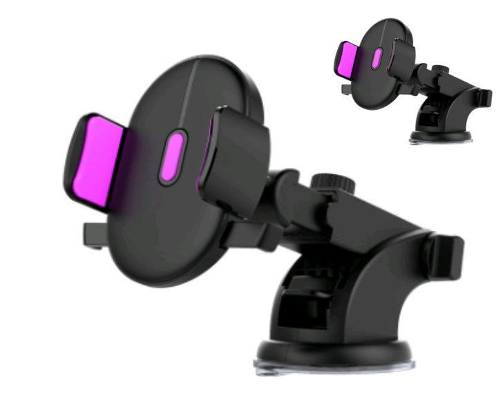 Telescopic Car Phone Holder – Long Arm Dashboard Mount with Suction Cup Base