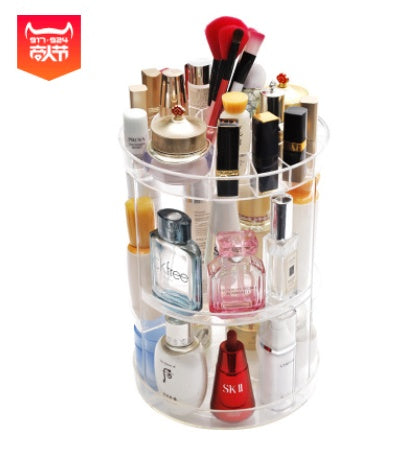 Diamond Wave Makeup Organizer – Elegant Cosmetic Storage Box with Drawers for Vanity & Bathroom