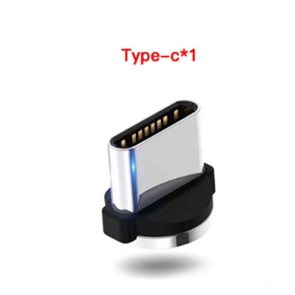 Flowing Light Magnetic Data Cable – Compatible with Apple iPhone, Android & USB Type-C Devices