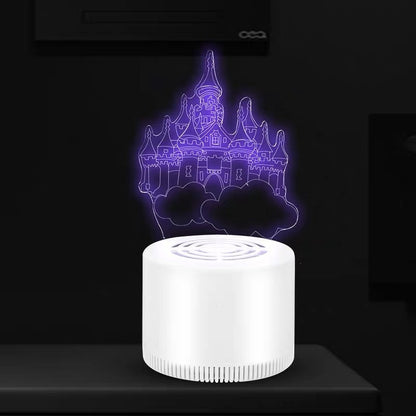 USB 3D Mosquito Killer Lamp – Silent Indoor Insect Trap for Home & Bedroom