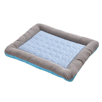 Pet Cooling Pad for Dogs & Cats – Soft Ice Silk Summer Bed Mat, Breathable & Lightweight Blanket for Cool Sleeping
