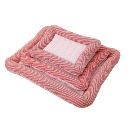 Pet Cooling Pad for Dogs & Cats – Soft Ice Silk Summer Bed Mat, Breathable & Lightweight Blanket for Cool Sleeping