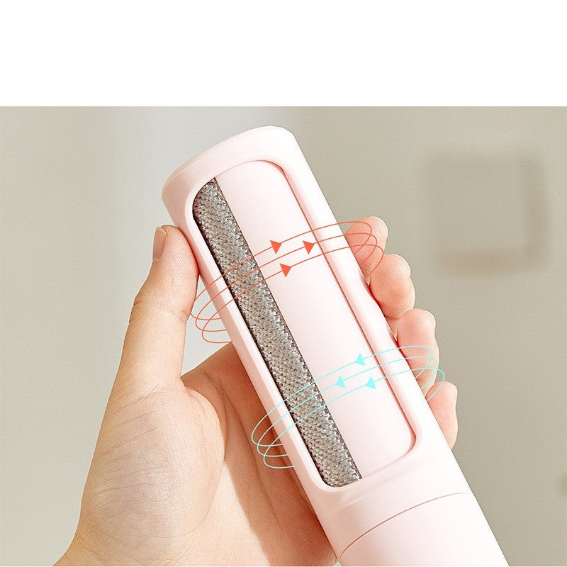 2-in-1 Reusable Pet Hair Remover Brush – Self-Cleaning Lint Roller for Cat & Dog Fur, Dust & Hair Removal