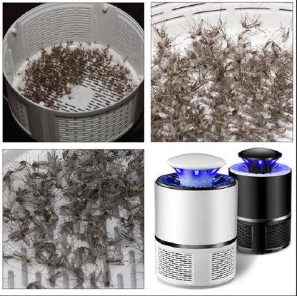 USB LED Mosquito Trap Lamp – Silent Electric Photocatalyst Insect Killer for Home & Bedroom