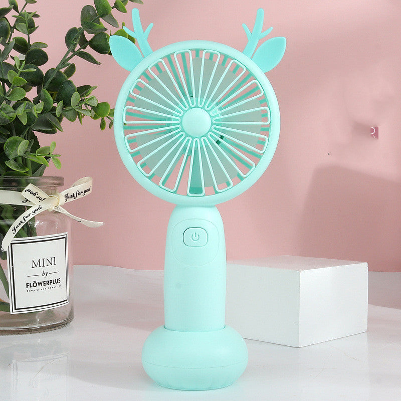 Mini USB Handheld Fan – Portable Rechargeable Small Electric Cooling Fan for Travel & Office
