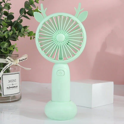 Mini USB Handheld Fan – Portable Rechargeable Small Electric Cooling Fan for Travel & Office