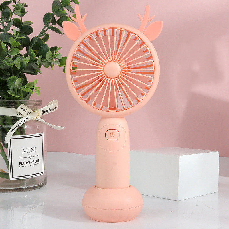 Mini USB Handheld Fan – Portable Rechargeable Small Electric Cooling Fan for Travel & Office