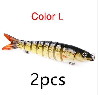 Multi-Jointed Pike Fishing Lures – Realistic Hard Bait for Trolling & Carp Fishing