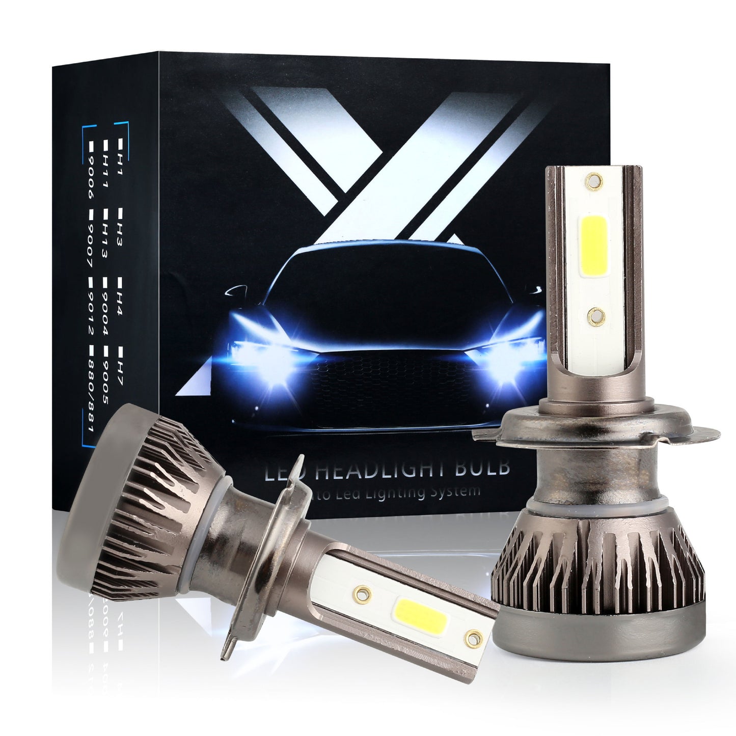 High-Power Car LED Headlight Bulbs – All-Weather Night Driving Lights
