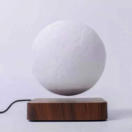 Magnetic Levitation Moon Lamp – 3D Printed Planet Night Light with Floating & Spinning LED Display