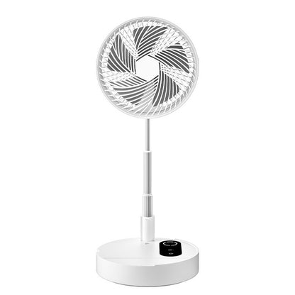 Portable USB Rechargeable Mini Fan – Retractable & Compact Design for Travel or Desk Use