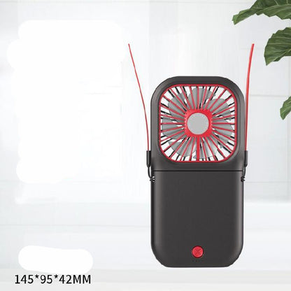 Cute Portable Mini Fan – USB Rechargeable Fan for Students, Camping & Travel