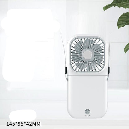 Cute Portable Mini Fan – USB Rechargeable Fan for Students, Camping & Travel