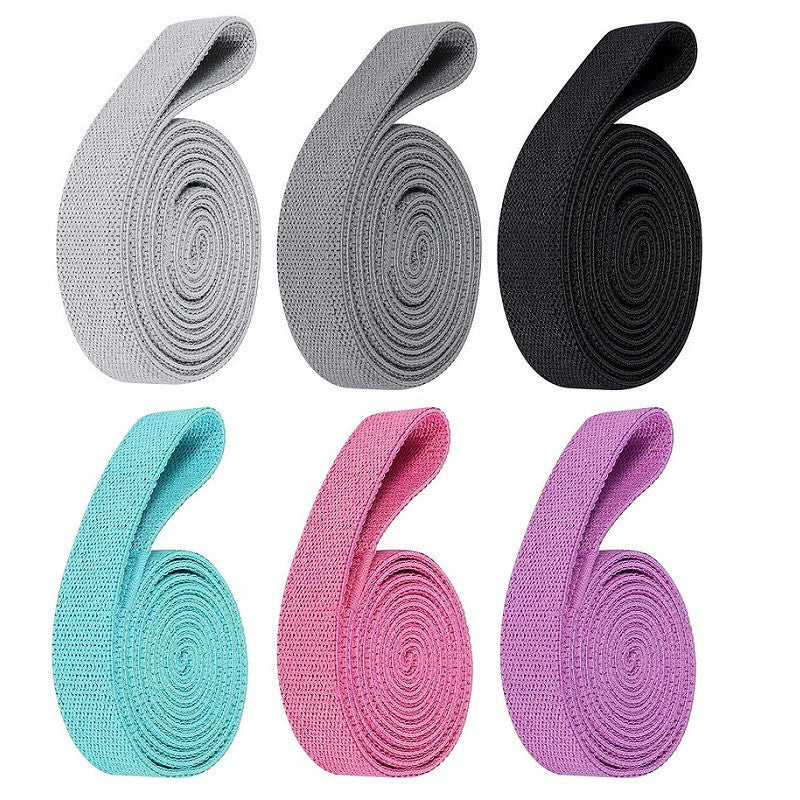 2M Long Resistance Stretch Band – Durable Fitness & Yoga Elastic Band for Workout, Pilates & Rehab