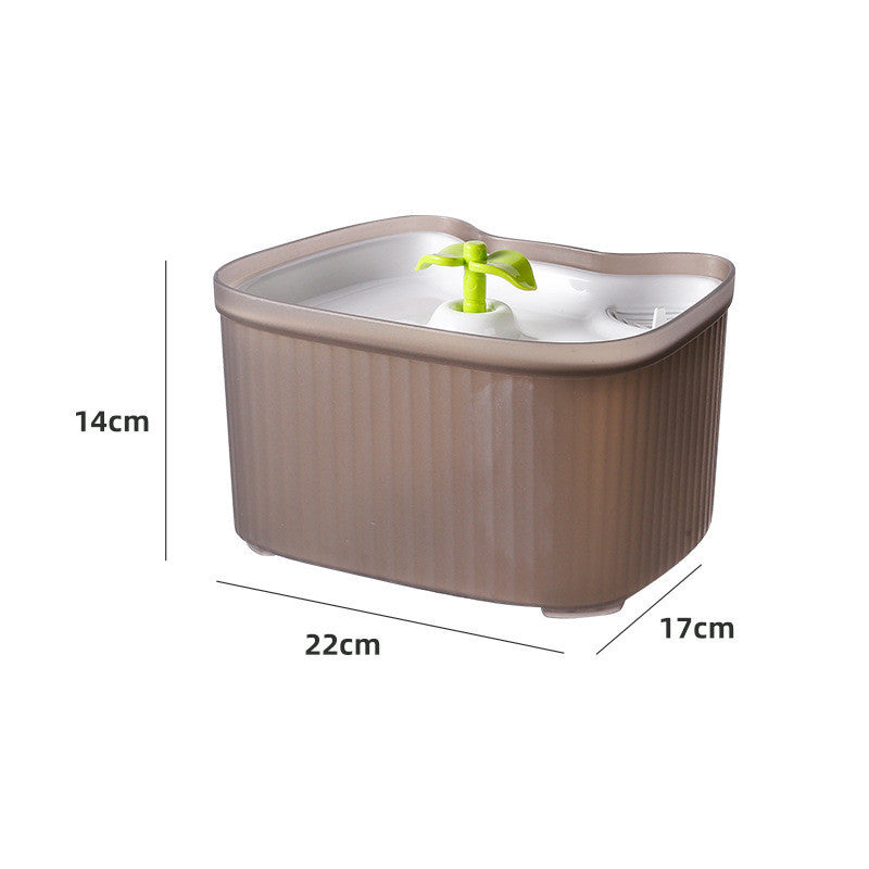 Large-Capacity Cat Water Fountain – Automatic Pet Drinking Dispenser with Anti-Dry Burning Protection