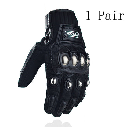 Alloy-Protected Off-Road Motorcycle Gloves – High-Performance Riding Gear