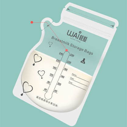 60pcs Breast Milk Storage Bags – Leakproof, BPA-Free, Pre-Sterilized Freezer Bags for Baby Milk