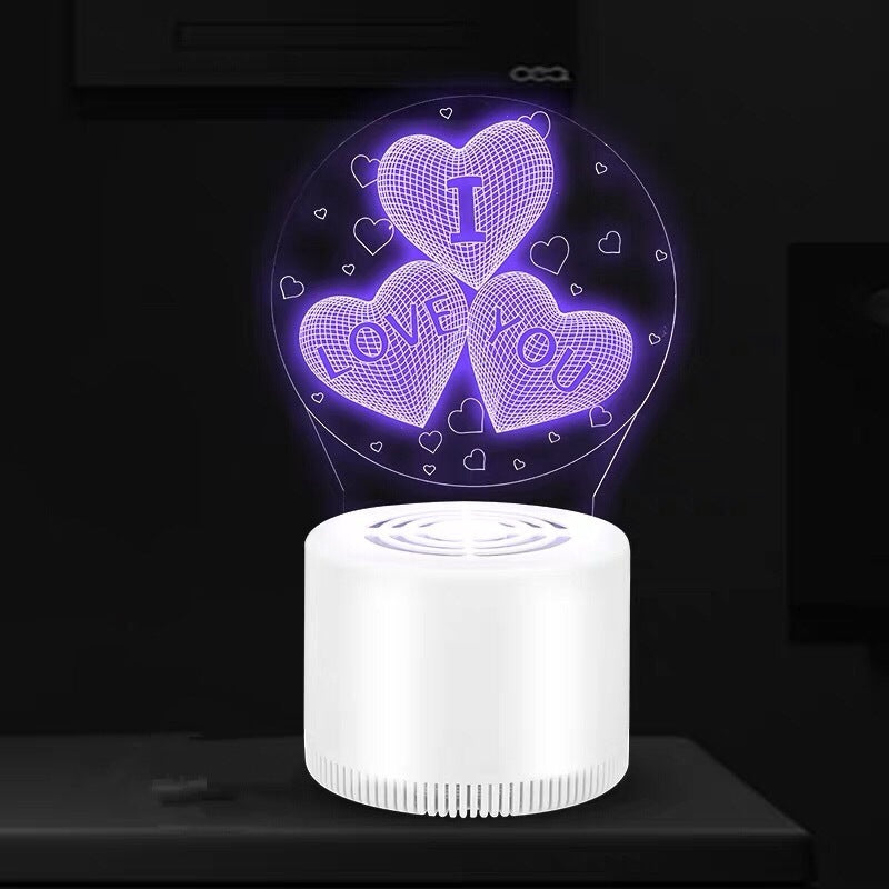 USB 3D Mosquito Killer Lamp – Silent Indoor Insect Trap for Home & Bedroom